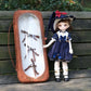 BJD BLYTHE SHOWCASE FOR 1/4 1/6/ DOLL SHOWCASE/DISPLAYCASE/CARRYCASE WITH 2 SIZE