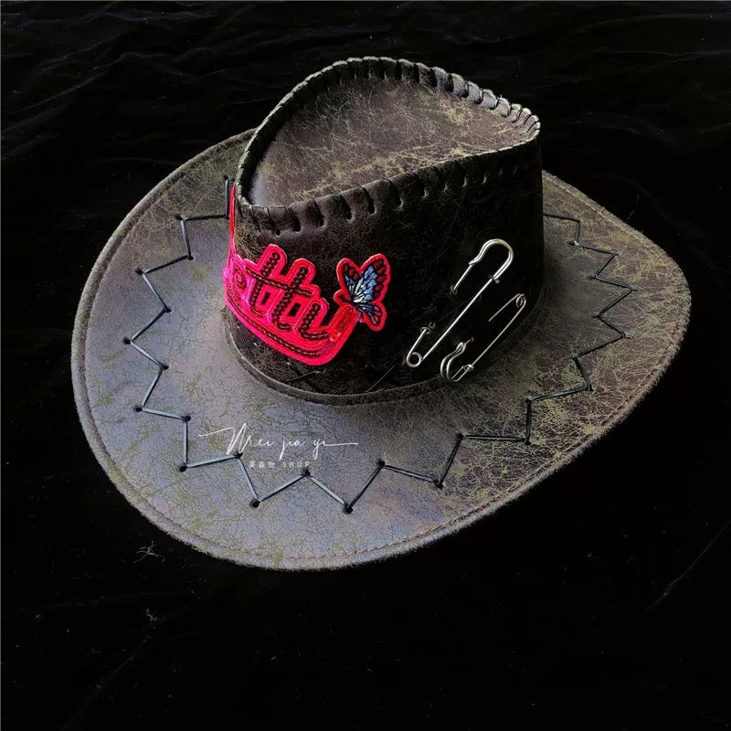 Y2K Vintage Western Cowboy Hat