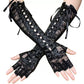 Gothic Glamour Gloves - Add an Edgy Touch to Your Look