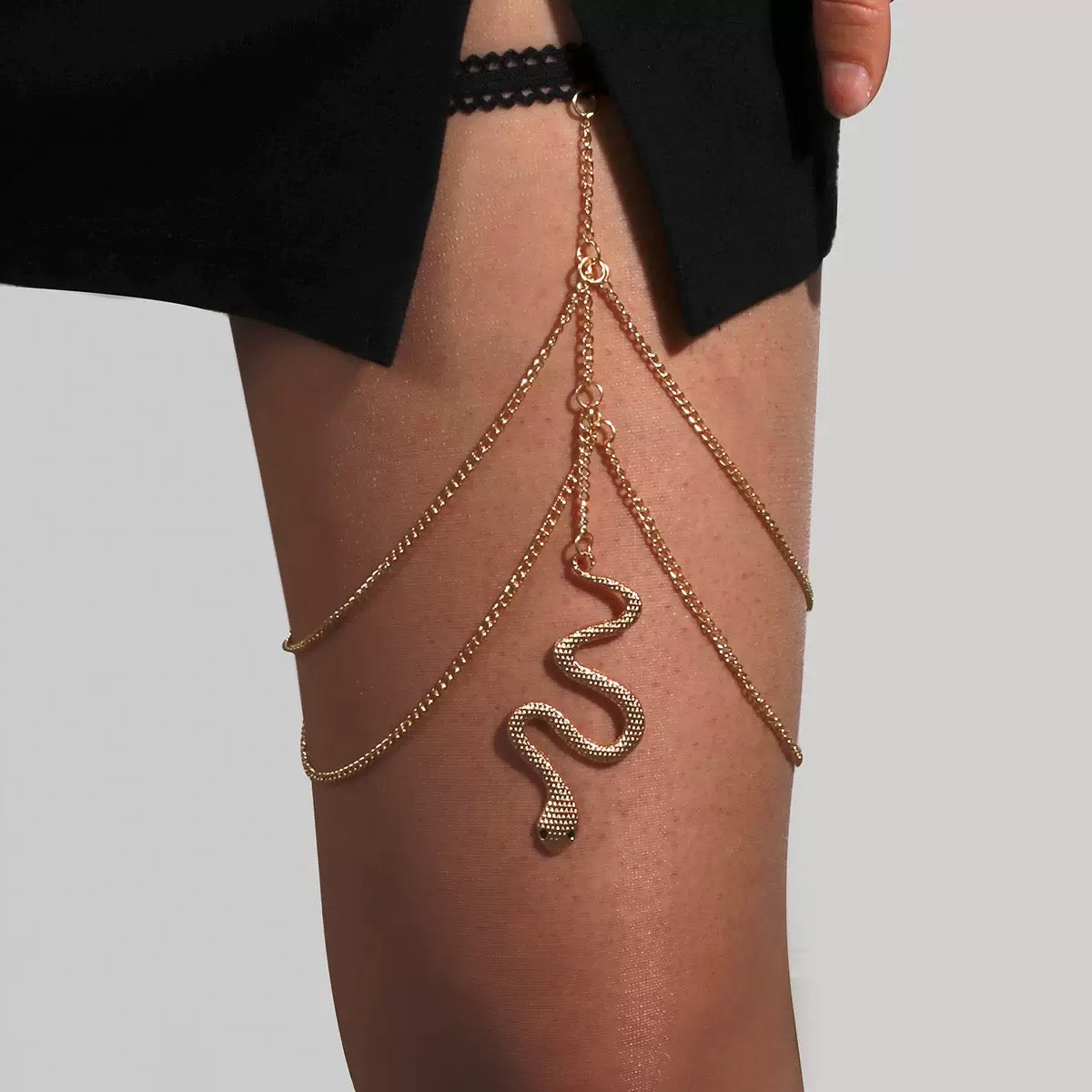 Gothic Leg Chains - A Dark and Edgy Accessory to Elevate Your Outfit