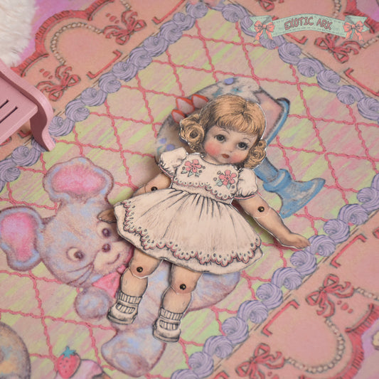 Dress-up Paper Doll - Set of 8 dolls 30dresses