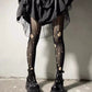 Darkness Revealed: Gothic Hollow-Out Stockings 02
