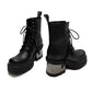 Step into the Dark Side: Gothic Thick-Soled Leather Shoes for a Bold Look 03