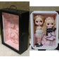 Blythe/BJD dollhouse dioramaroom French room box DOLLSHOWCASE/DISPLAYCASE/CARRYCASE for 12" blythe dolls 1:6 BJD/BARBIE/MONSTERHIGH DOLLS13