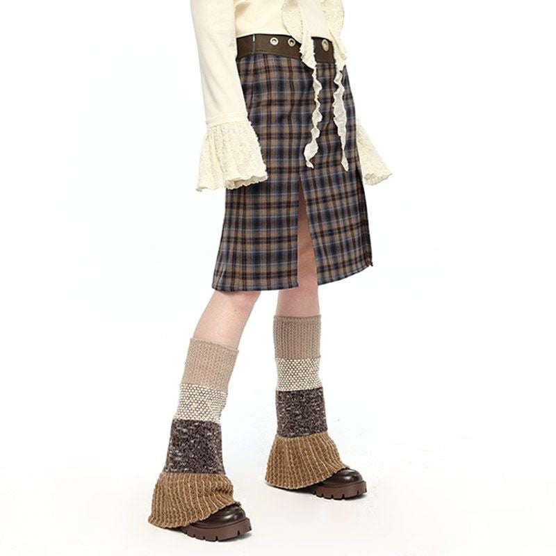 knee high socks,leg warmers 80s,y2k fashion,y2k style, summeroutfit（buy 1 get 1 free)06