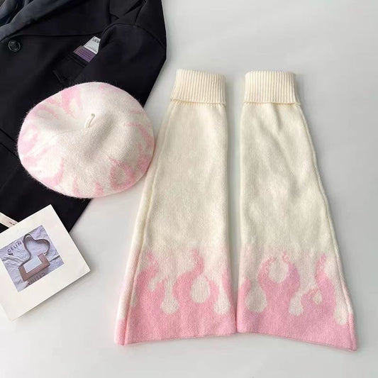 knee high socks,leg warmers 80s,y2k fashion,y2k style, summeroutfit（buy 1 get 1 free)08