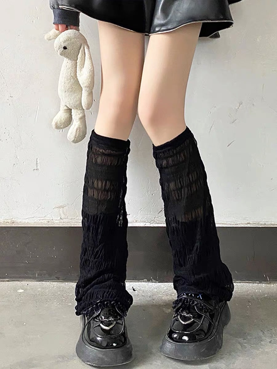 Crochet Lace Leg Warmers: Elegant and Feminine Look for Any Occasion，leg warmers 80s,y2k fashion,y2k style, summeroutfit（buy 1 get 1 free)020