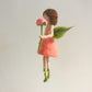 Guardian angel needle felted waldorf doll fairy doll, wool Material Kit Halloween Christmas Gift08