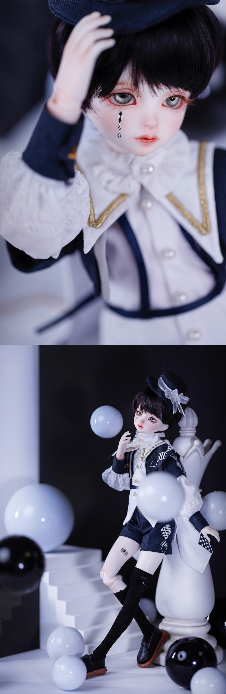 DOLLZONE BJD DOLL Gru/Mir 43cm Ball Jointed Doll FULL SET INSTOCK