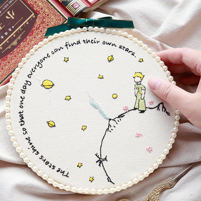 DIY 《The Little Prince》 Embroidery Craft Kit. Embroidery Beginner Kit 02